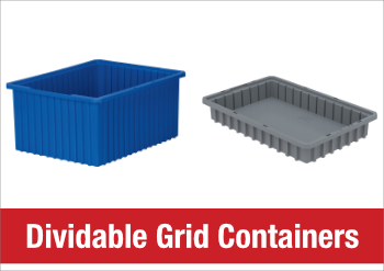 Dividable Grid Containers